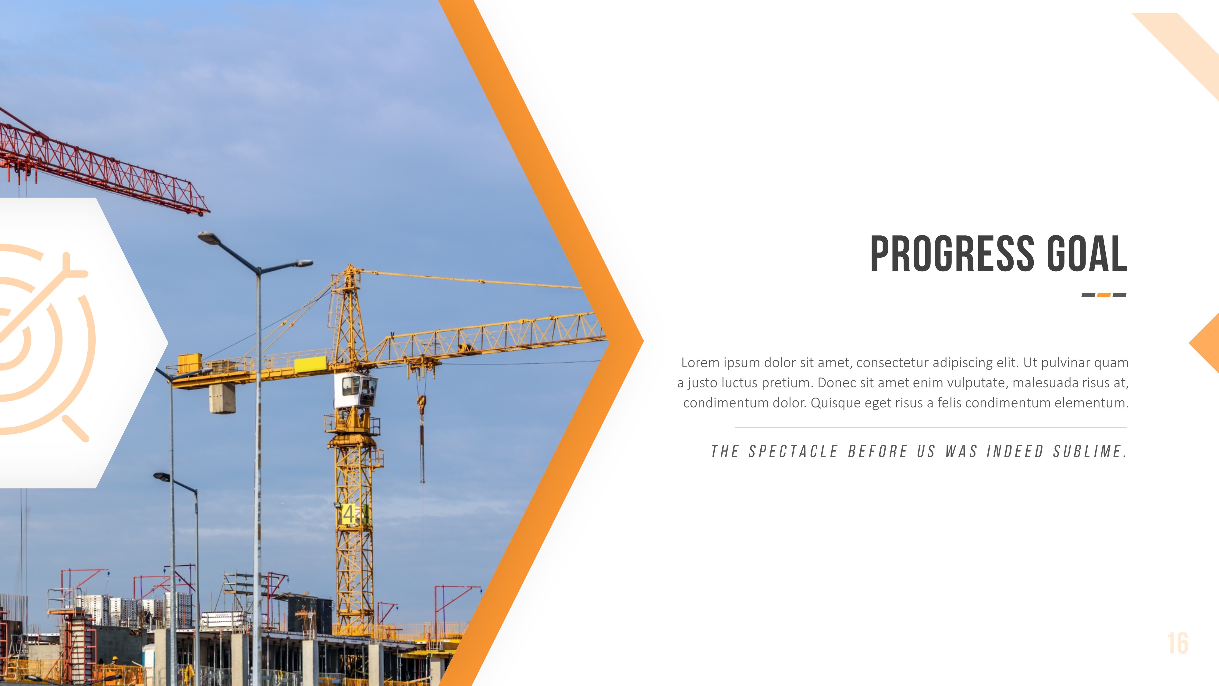 Keystone Construction Powerpoint Template, Presentation Templates